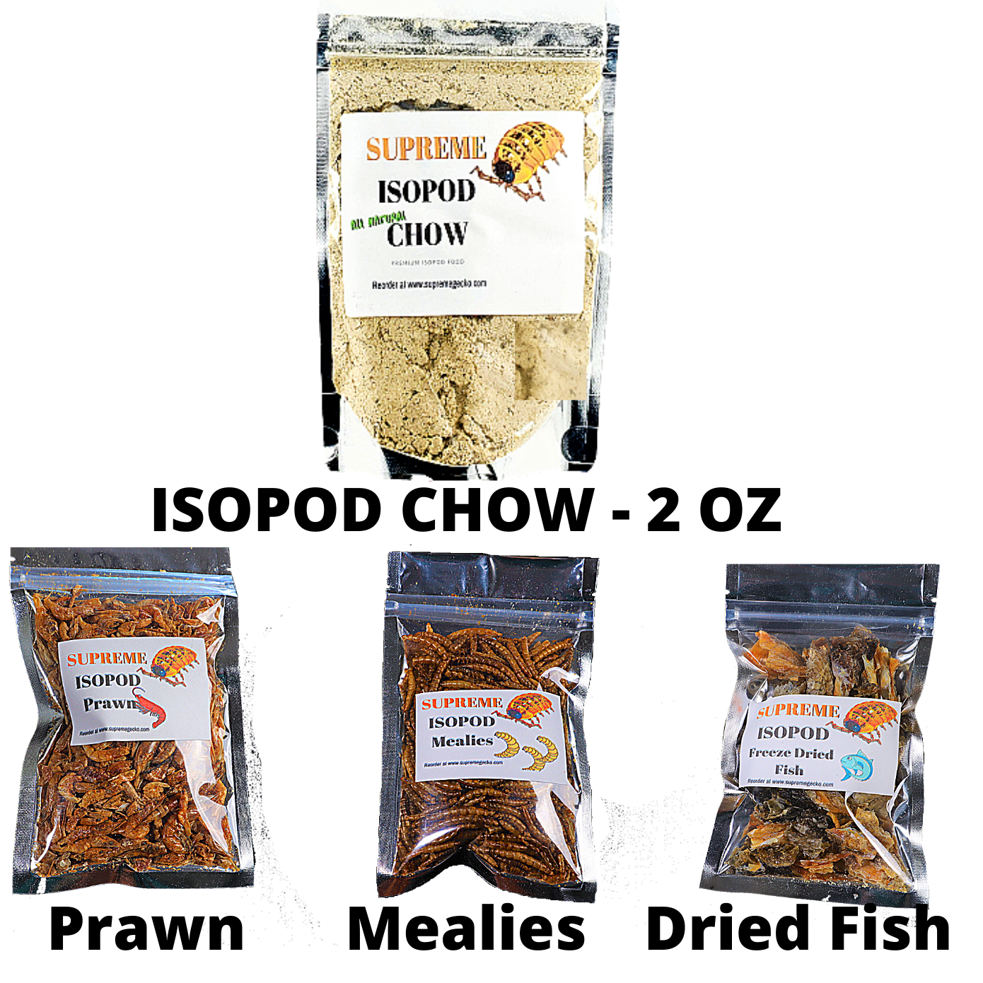 Isopod Depot Chow Freeze Dried Minnows - Premium Isopod Food